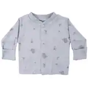 Unisex Gri Koala Desenli Organik Üçlü Pijama Takımı 2