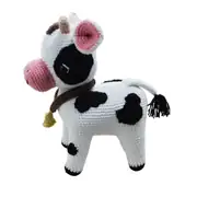 Buzu Sevimli Buzağı Amigurumi Organik Oyuncak 4