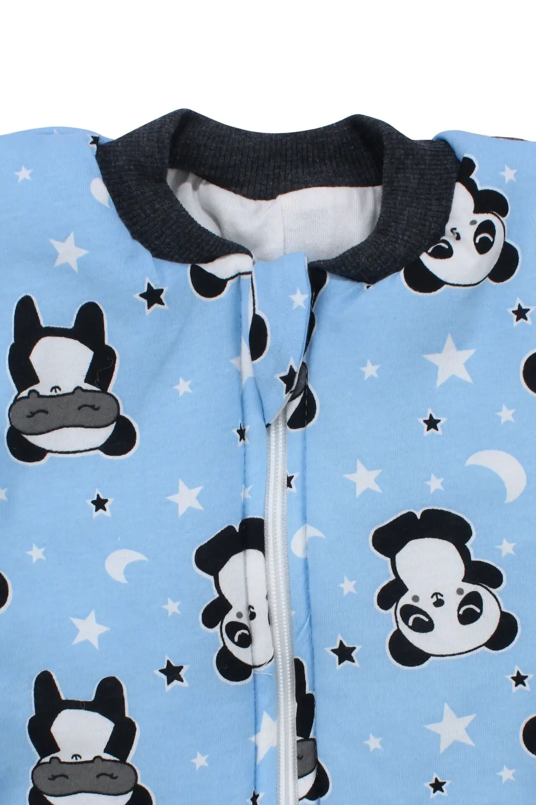 Erkek Çocuk Mavi Panda Yıldız Desenli Uyku Tulumu 2.5 TOG 2