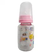 Barum Cam Leylekli Teren Desenli Bebek Biberon Pembe 125 ml 2