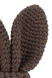 Unisex Kahve Tavşan Kulak Amigurumi Diş Kaşıyıcı Amigurumi Oyuncak 2