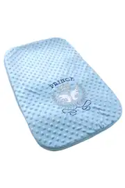 Erkek Bebek Mavi Prince Nakışlı Nohut Alt Açma 70x40 3