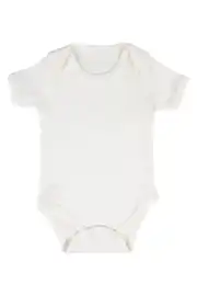 Unisex Ekru Kısa Kollu Zıbın 1
