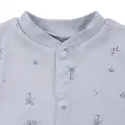 Unisex Gri Koala Desenli Organik Üçlü Pijama Takımı 5