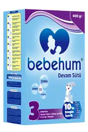 Bebehum 3 Numara Devam Sütü 9-12 Ay 400 gr 1