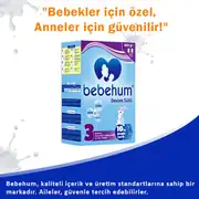 Bebehum 3 Numara Devam Sütü 9-12 Ay 800 gr 3