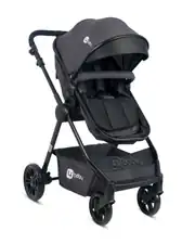 Four Baby Comfort Plus Travel Sistem Pusetli Siyah Antrasit Bebek Arabası 2