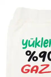 Unisex Ekru Yükleniyor %90 Gaz Baskılı Patikli Tek Alt 3