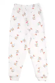 Unisex Ekru Ördek Baskılı Pijama Takımı 3