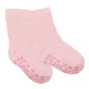 Unisex Pembe Love Kaydırmaz Taban Polar Çorap 1