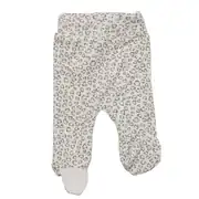 Kız Bebek Ekru Fitilli Leopar Desenli 5'li Hastane Çıkış Seti 5