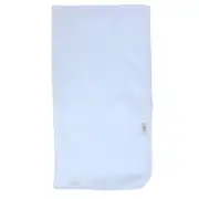 Erkek Bebek Mavi Kendinden Desenli Çift Kat Penye Battaniye 80x90 1