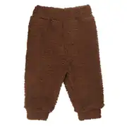 Unisex Kahve Peluş Kulaklı Kapşonlu Hırkalı 2'li Takım 4