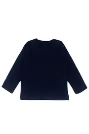 Unisex Lacivert Uzun Kollu Body 1