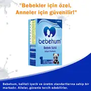Bebehum 1 Numara Bebek Sütü 0-6 Ay 400 gr x 10 Adet 2