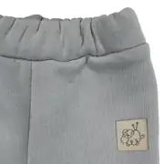 Unisex Gri Kuzu Nakışlı Üç İp 2'li Takım 3