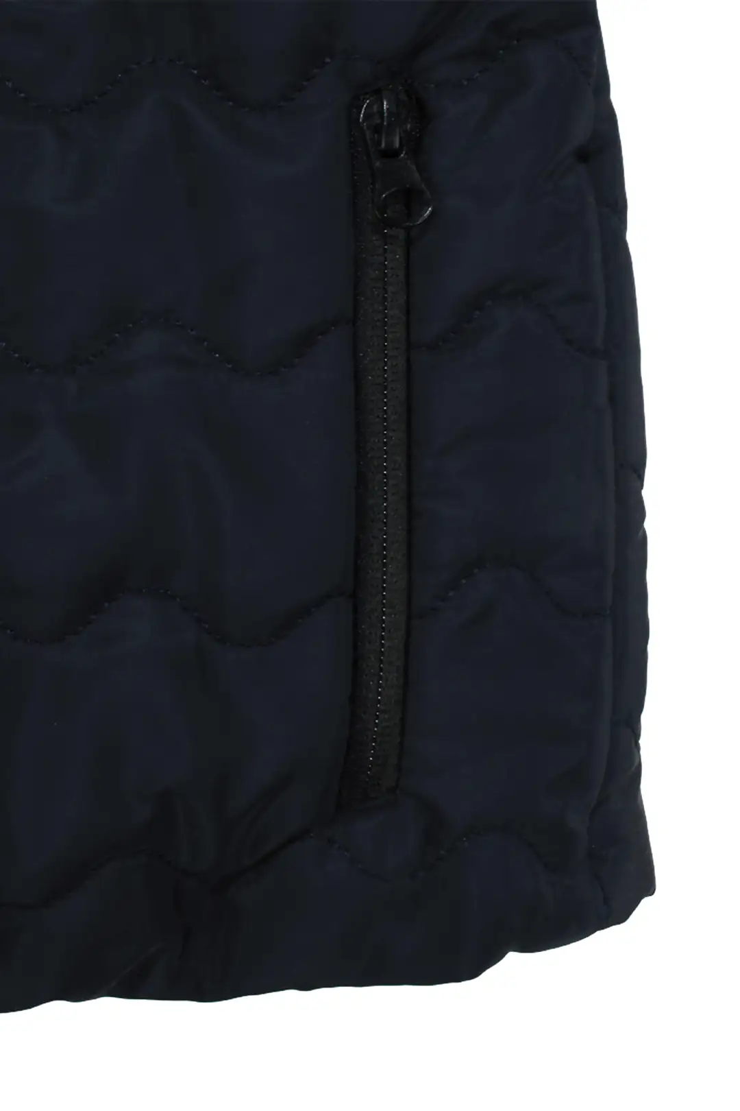 Unisex Lacivert İçi Peluş Kapitoneli Mont 7