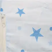 Mavi Yıldız Desenli Katlanabilir Bebek Sineklik Cibinlik 3