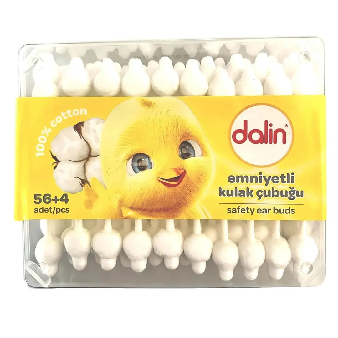 Dalin Emniyetli Kulak Çubuğu 60 Adet
