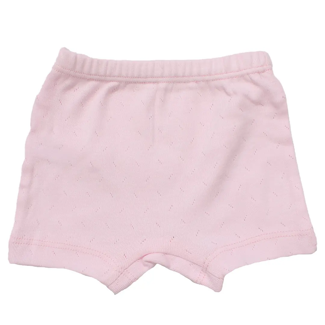 Kız Bebek Pembe Jakarlı Atlet Boxer Takım 3
