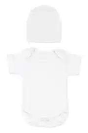 Unisex Ekru Naturel %100 Pamuk 10 Parça Hastane Çıkış Seti 3