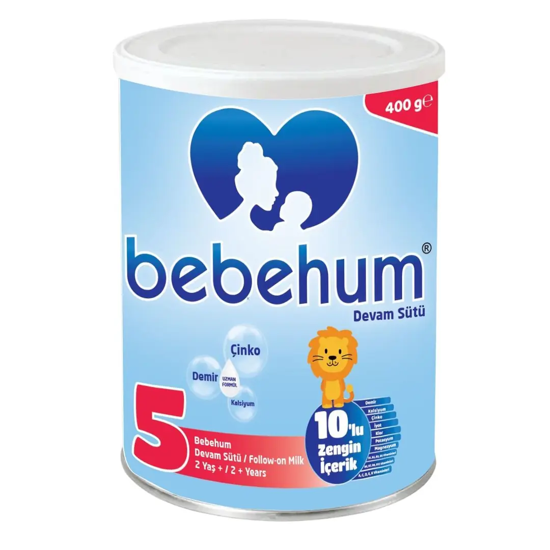 Bebehum 5 Numara Teneke Devam Sütü 2 Yaş+ 400 gr