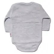 Unisex Gri Raporlu Uzun Kollu Zıbın 2