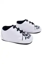 Unisex Siyah Beyaz BJK Fanatik Ayakkabı 2