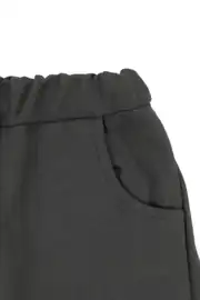 Erkek Bebek Desenli Ekru Müslin Gömlekli Yeşil Pantolonlu 2'li Takım 4