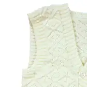 Triko Krem Bebek Yelek 5