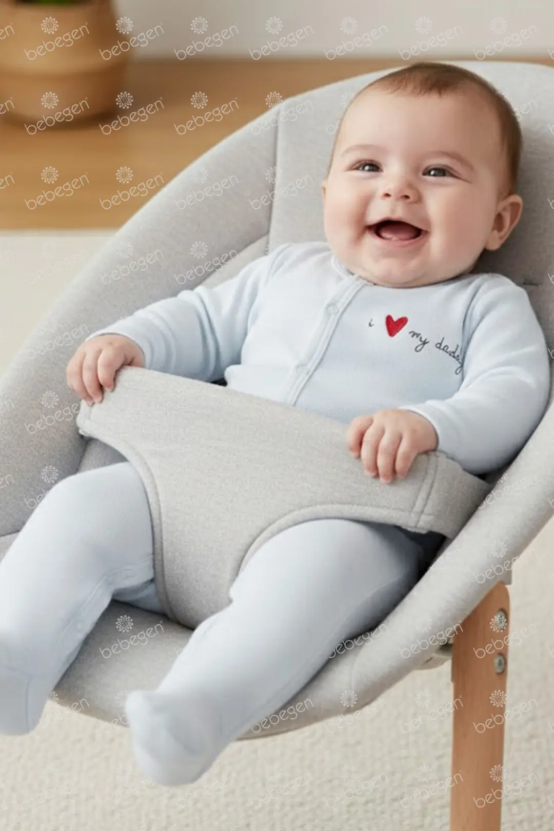 Unisex Daddy Yazılı Beyaz Patikli Tulum 3