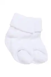 Erkek Bebek Laci Beyaz Tarçın 3'lü Çorap Set 0-6 Ay 3