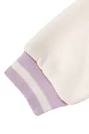 Kız Çocuk Mor Krem 3 İp Kolej Hırka 5