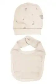 Unisex Bej Koala Desenli Organik 10 Parça Hastane Çıkış Seti 7