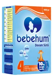 Bebehum 4 Numara Devam Sütü 12 Ay+ 400 gr 1
