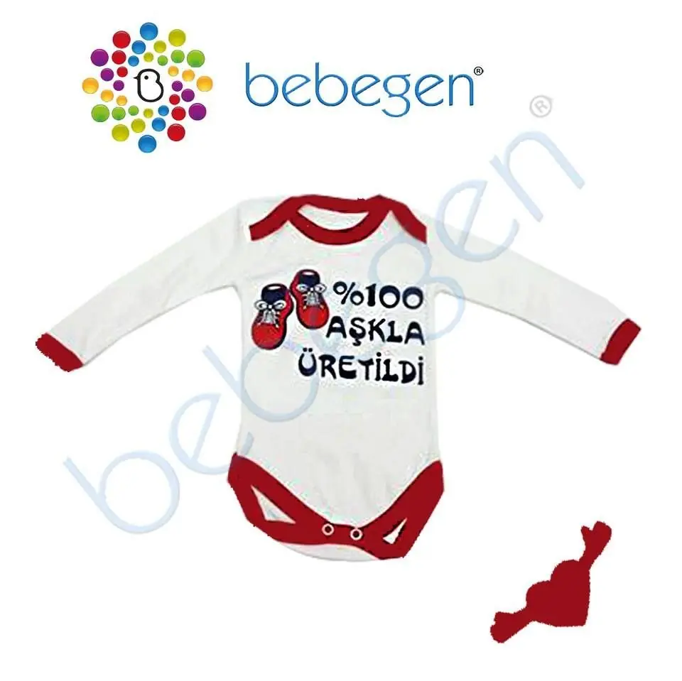 % 100 Aşkla Üretildi Bebek Zıbını 1