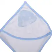Erkek Bebek Mavi Mantar Desenli Havlu Lif Set 2