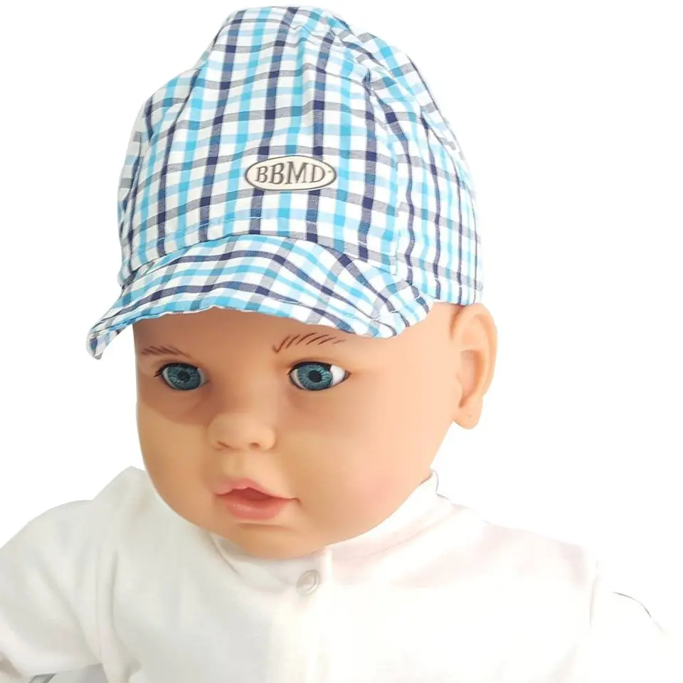 Arkadan Lastikli Penye Bebek Şapka Lacivert Mavi 1