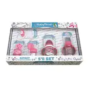 Babytime Pembe 5 li Hediyelik Yenidoğan Biberon Seti 1