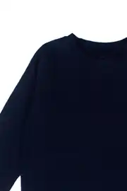 Unisex Lacivert Uzun Kollu Body 2