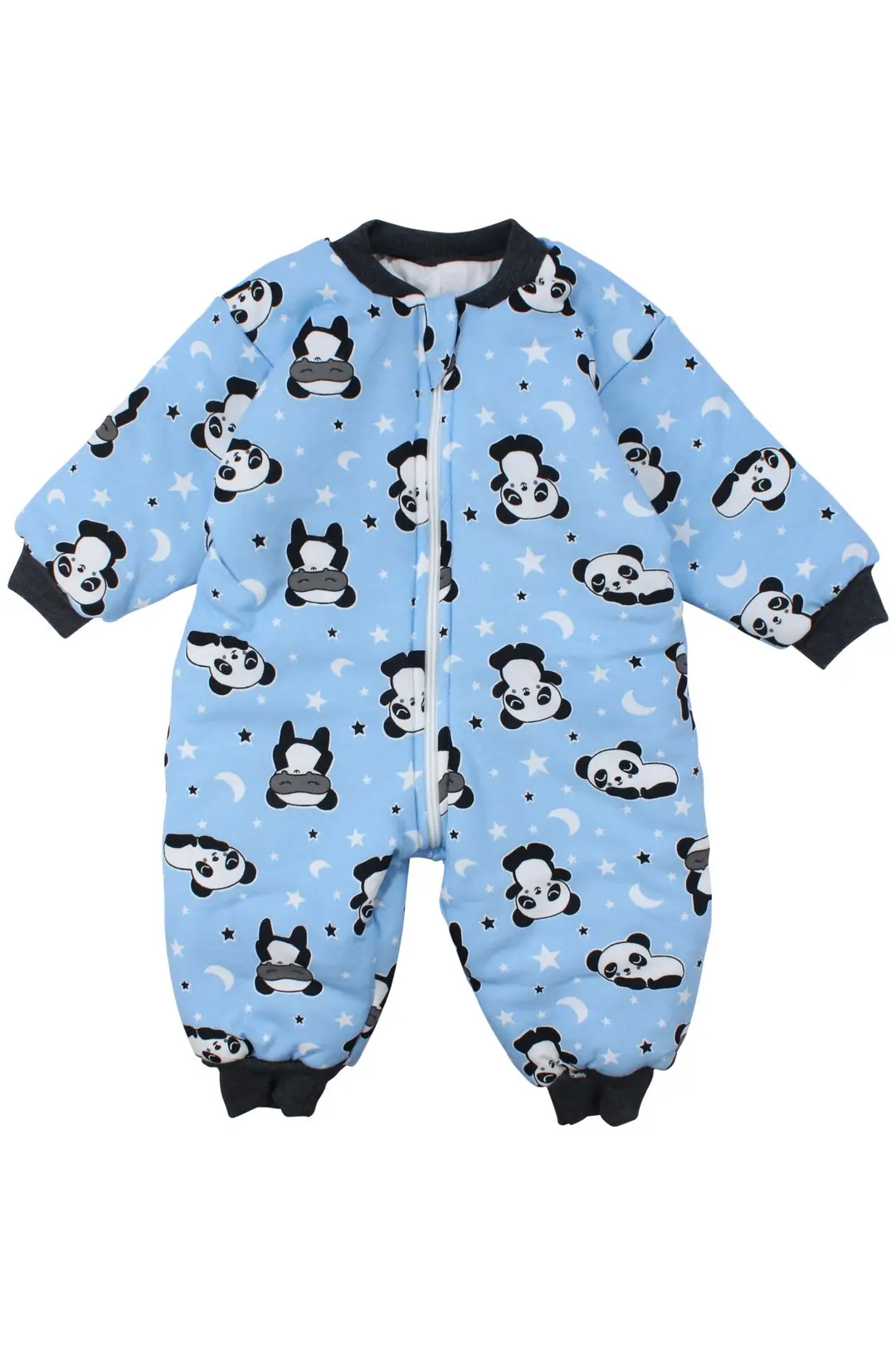 Erkek Çocuk Mavi Panda Yıldız Desenli Uyku Tulumu 2.5 TOG 1