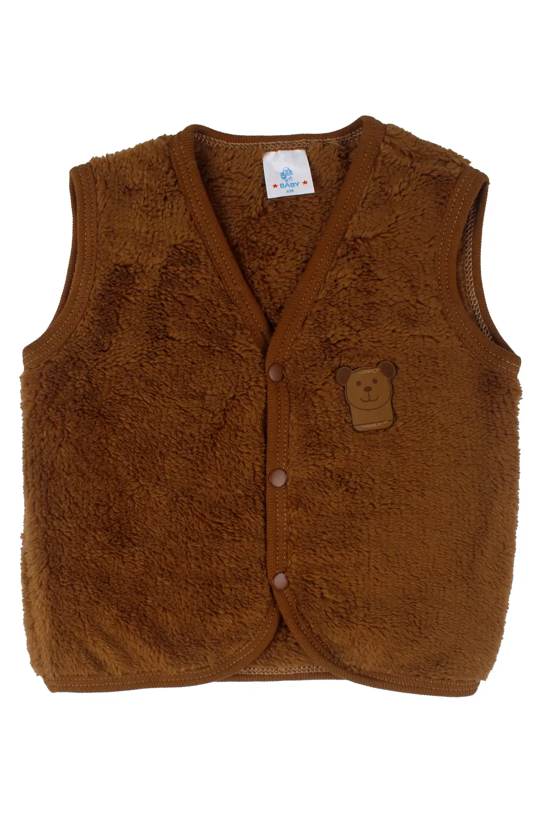 Unisex Kahverengi Welsoft Yelek