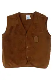 Unisex Kahverengi Welsoft Yelek 1