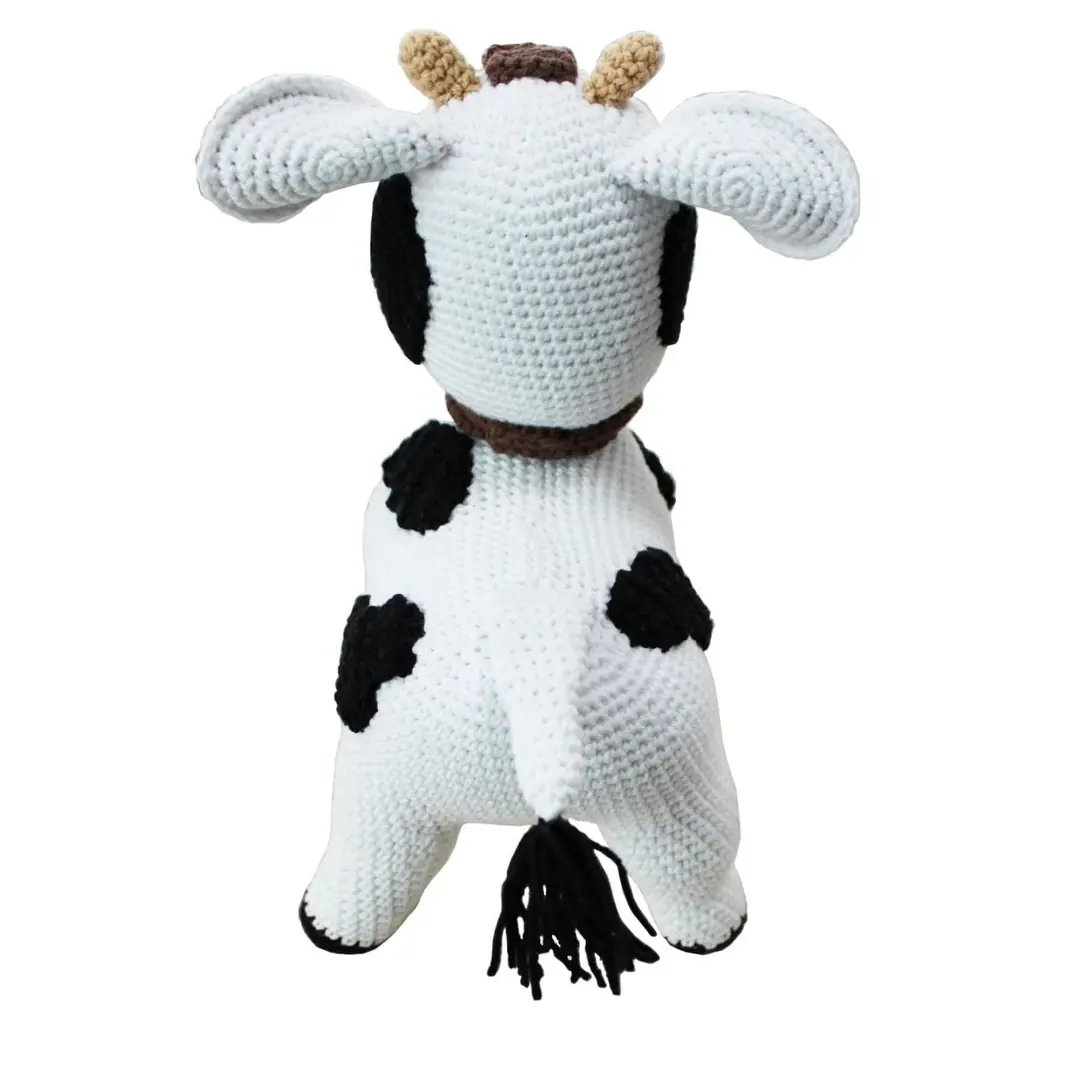 Buzu Sevimli Buzağı Amigurumi Organik Oyuncak 3