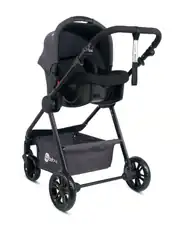Four Baby Comfort Plus Travel Sistem Pusetli Siyah Antrasit Bebek Arabası 7