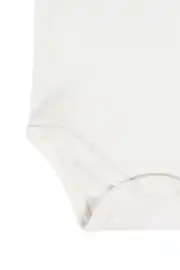 Unisex Ekru Kısa Kollu Zıbın 3