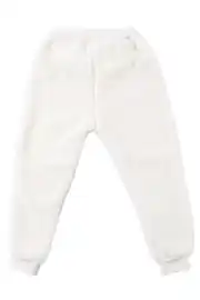 Unisex Ekru Welsoft Peluş Tek Alt 4