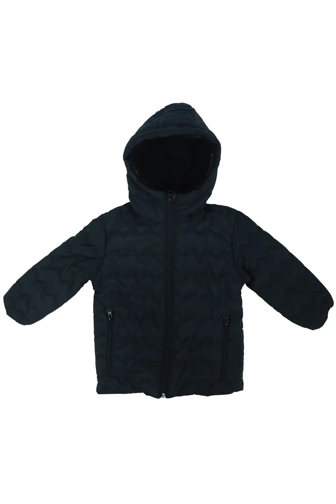 Unisex Lacivert İçi Peluş Kapitoneli Mont 3