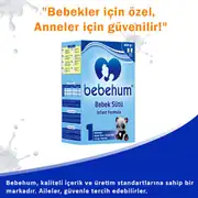 Bebehum 1 Numara Bebek Sütü 0-6 Ay 800 gr 3