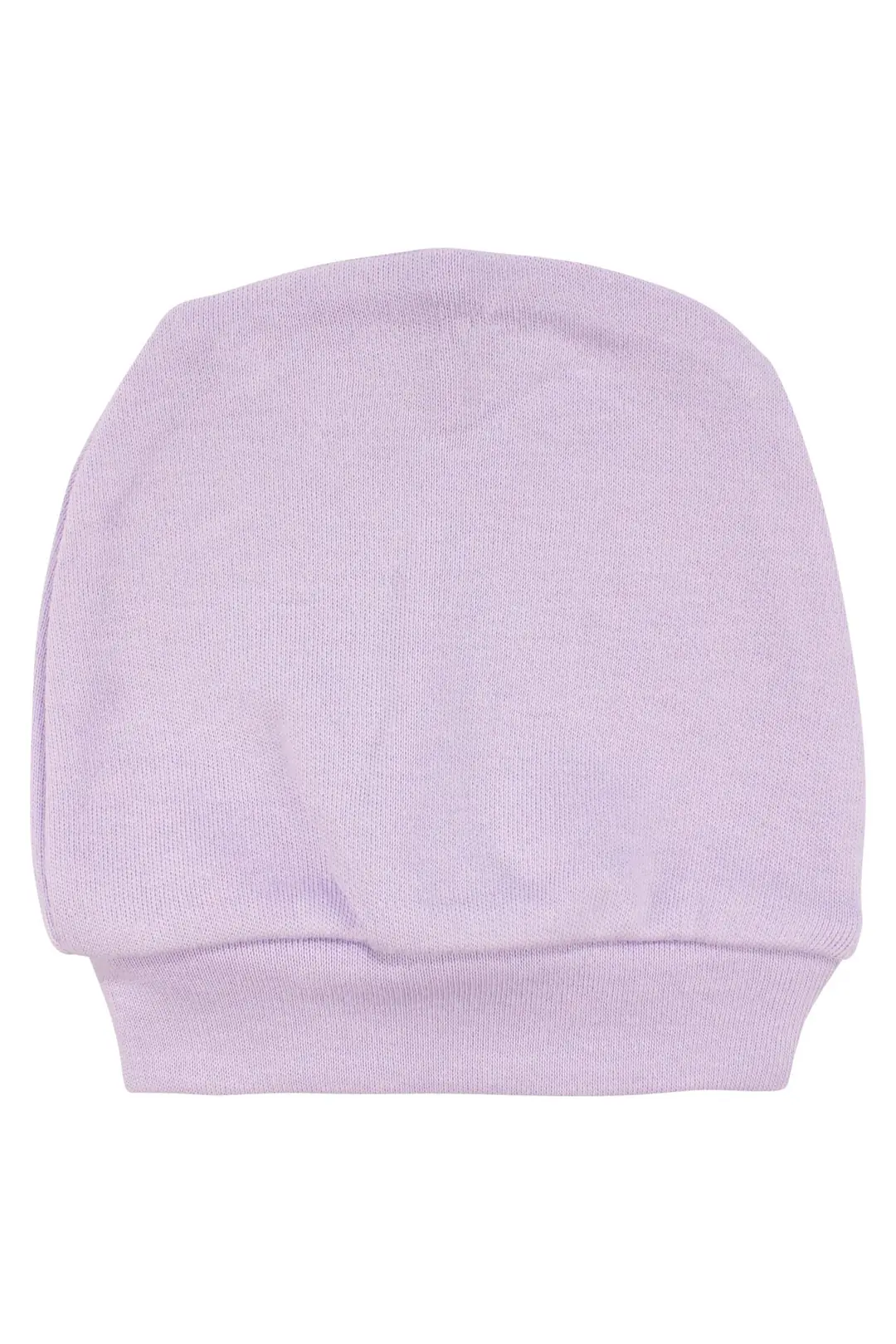 Kız Bebek Lila Yıldızlı Ayıcık Baskılı Patikli Pijama Takımı 0-3 Ay 4